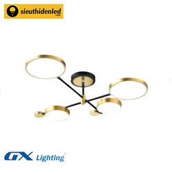 Đèn thả hiện đại vàng GX Lighting GX112T4