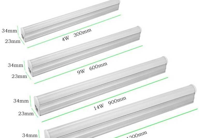 Kích thước đèn tuýp led ?